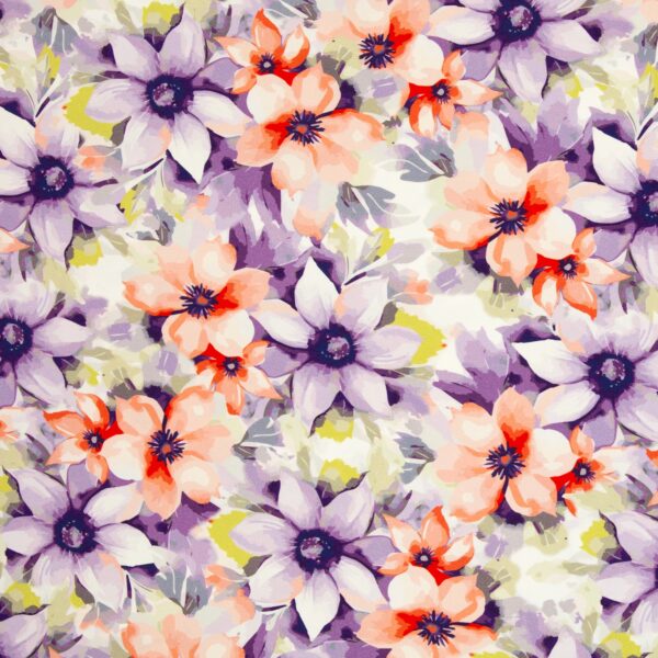 Baumwolljersey "Flora"