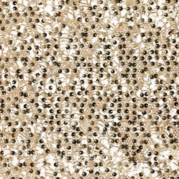 Paillettennetz dehnbar, gold – Bild 3