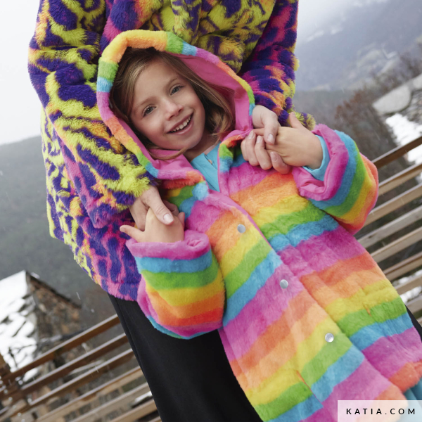 Kunstfell Rainbow – Bild 2