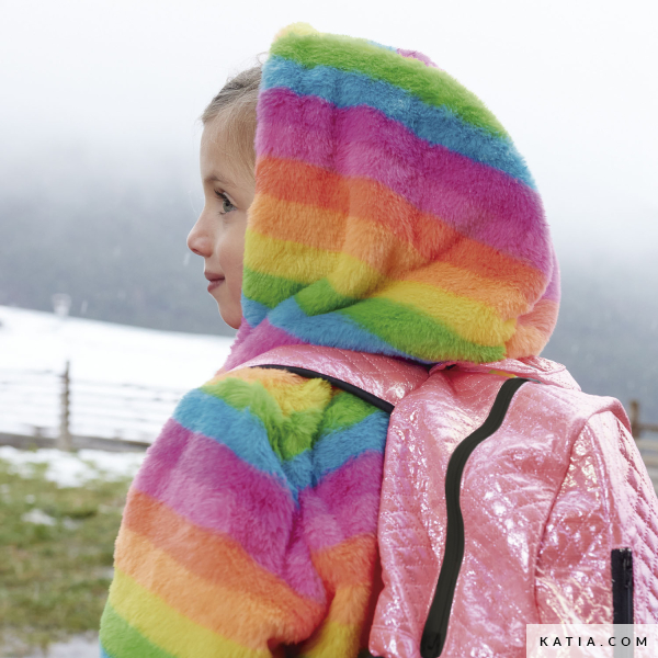 Kunstfell Rainbow – Bild 3